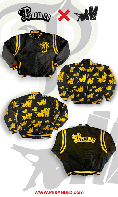 P Branded x Mozzy Exclusive Reversible Varsity Jacket '24